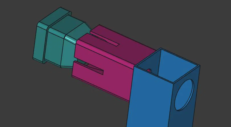 Connector mối nối butt joint cho ống vuông và ống chữ nhật (parametric) - Image 9