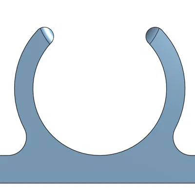 Ngàm kẹp gắn cover cho chân tủ bếp (Kitchen leg clip mount)