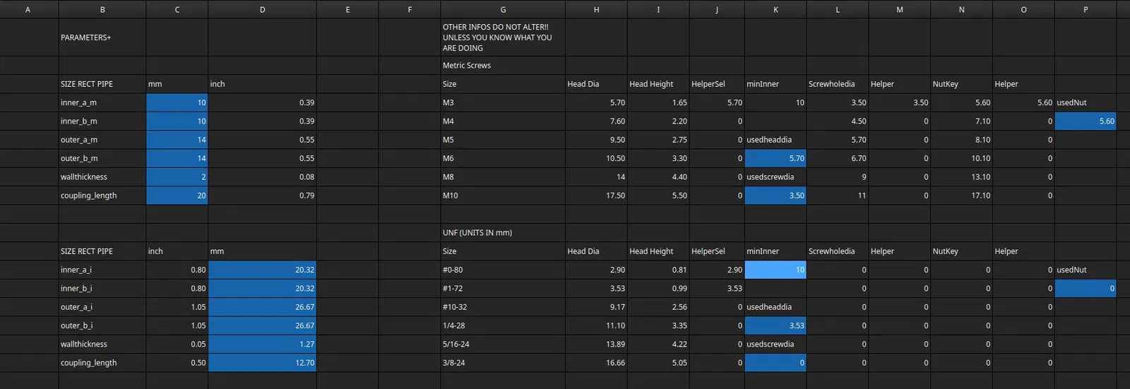 Connector mối nối butt joint cho ống vuông và ống chữ nhật (parametric) - Image 13