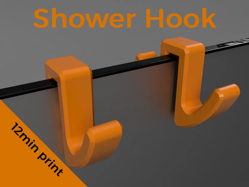 Shower Hook - Móc treo cho vách kính phòng tắm - Image 1