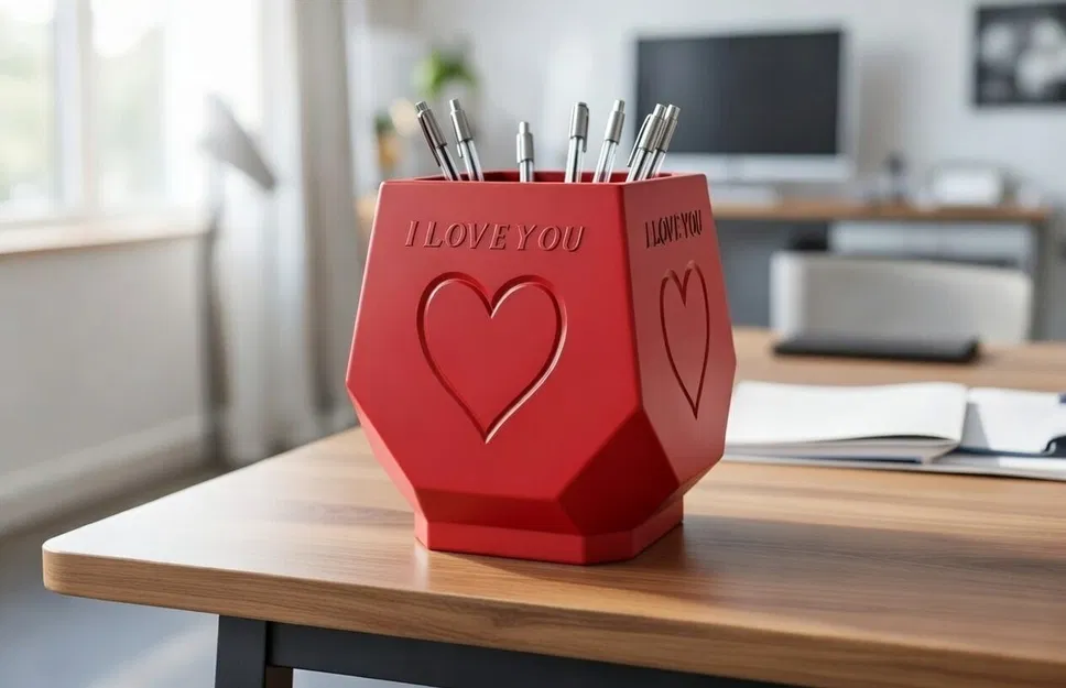 Ống đựng bút lãng mạn (Porta lápices romántico) - Image 1