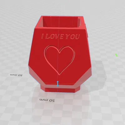 Ống đựng bút lãng mạn (Porta lápices romántico)