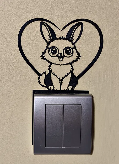 Love Bunny – Trang trí công tắc đèn Valentine - Image 2