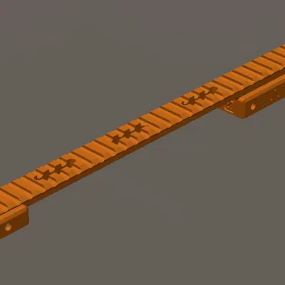 ZWQ S400 - Thanh Picatinny Low Profile