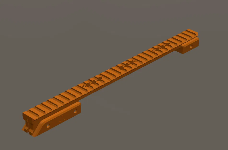 ZWQ S400 - Thanh Picatinny Low Profile - Image 2