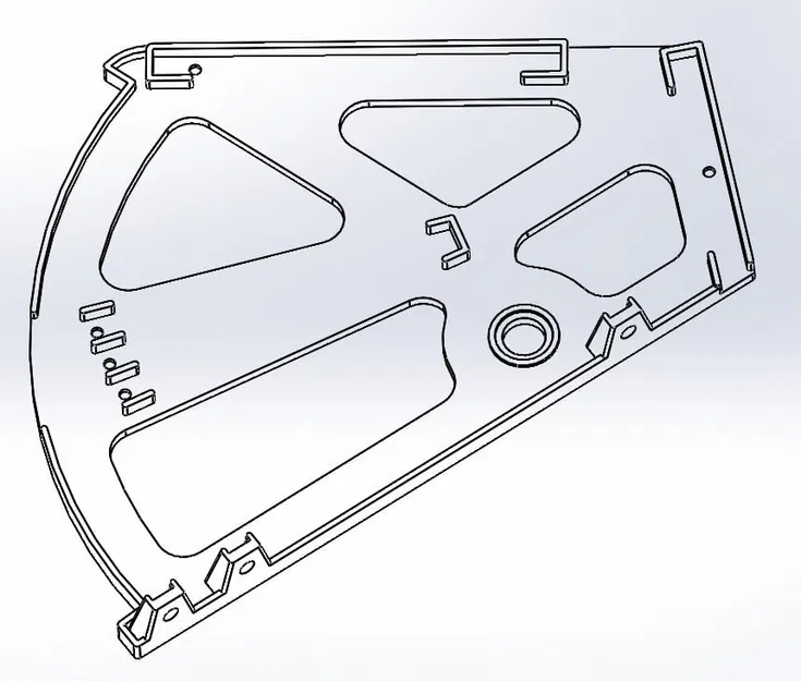 Bản lề ngăn lật cho kệ giày (Shoe rack flip drawer hinge) - Image 3