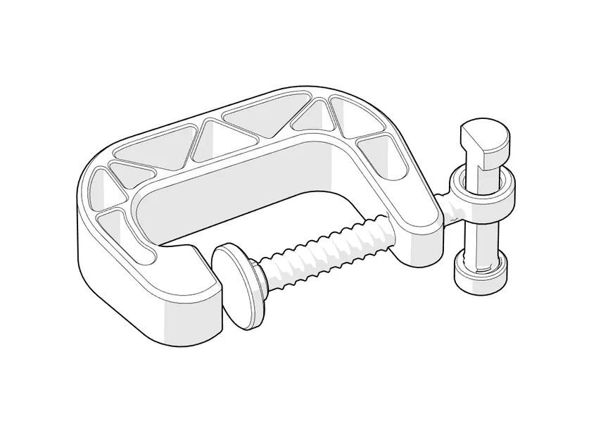 Kẹp (Clamp) 60mm - In STL Không Cần Support - Image 2