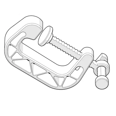 Kẹp (Clamp) 60mm - In STL Không Cần Support