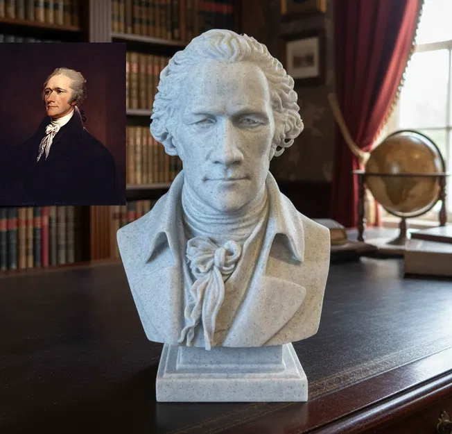 Alexander Hamilton – Bust (Tượng bán thân) - Image 1