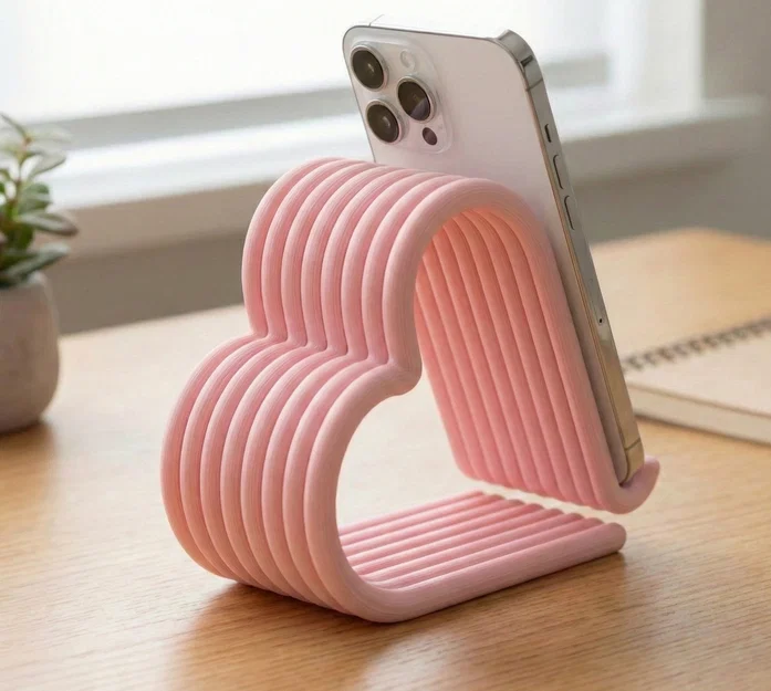 Giá đỡ điện thoại tối giản “Trái Tim Gợn Sóng” - Image 2