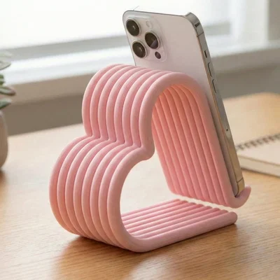 Giá đỡ điện thoại tối giản “Trái Tim Gợn Sóng”