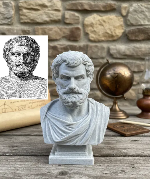 Thales of Miletus (Thalès de Milet -Thalễs ho Milếsios) - bust - Image 1