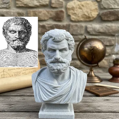 Thales of Miletus (Thalès de Milet -Thalễs ho Milếsios) - bust