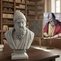 Euclid of Alexandria (Euclide d’Alexandrie) - Tượng bán thân - Thumbnail 1