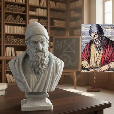 Euclid of Alexandria (Euclide d’Alexandrie) - Tượng bán thân