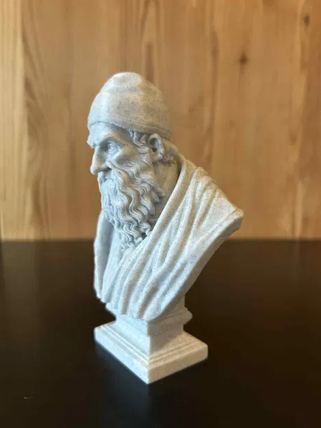 Euclid of Alexandria (Euclide d’Alexandrie) - Tượng bán thân - Image 3