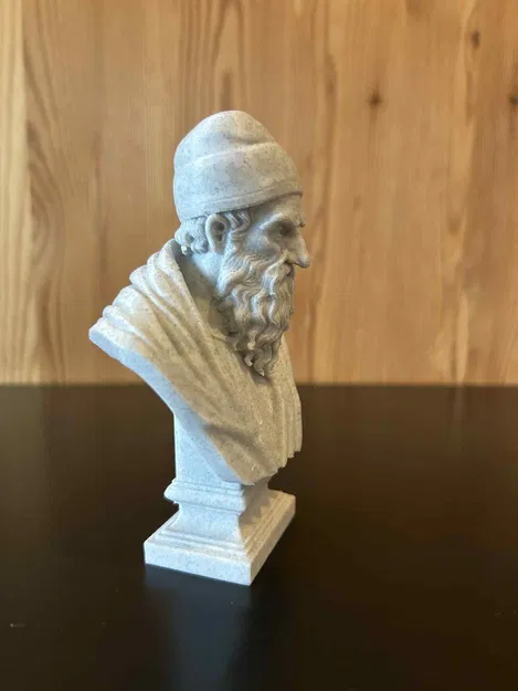 Euclid of Alexandria (Euclide d’Alexandrie) - Tượng bán thân - Image 4