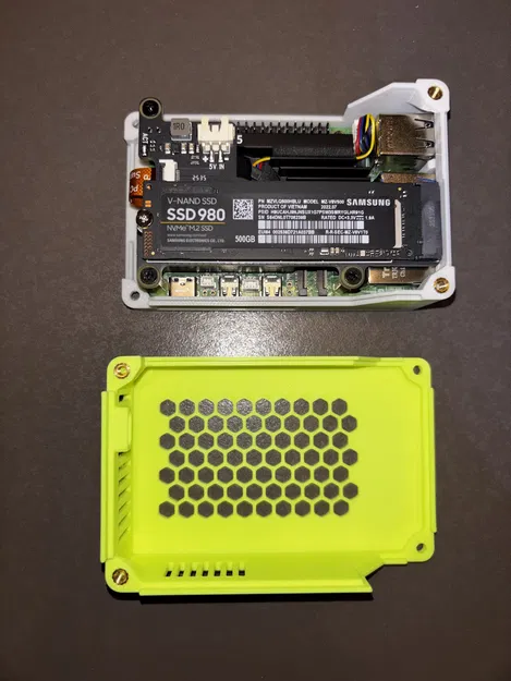 Vỏ Raspberry Pi 5 + Geekworm X1001 NVMe SSD (bản đã chỉnh sửa) - Image 6