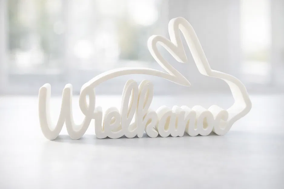 Chữ 3D “Wielkanoc” Phục Sinh kèm tai thỏ – 5 mẫu decor - Image 5