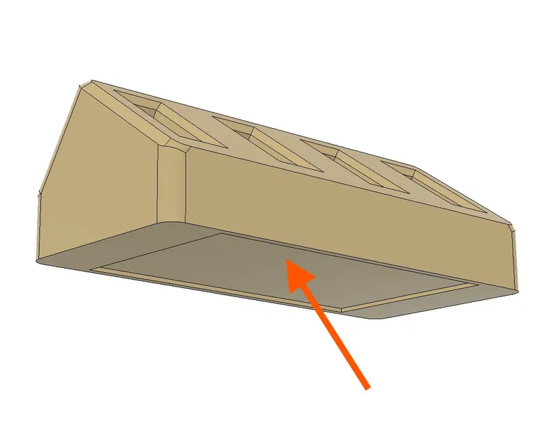 Khay để USB dán chân đế màn hình (4x/10x/parametric) - Image 2