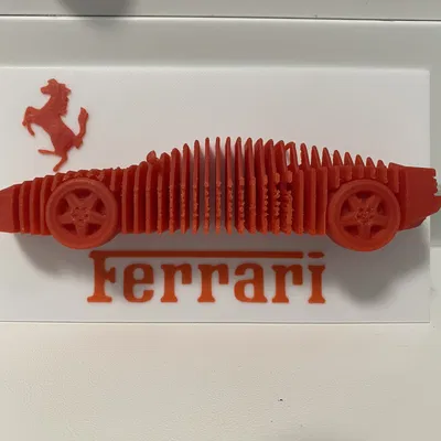 Mô hình Ferrari Testarossa Layered Model