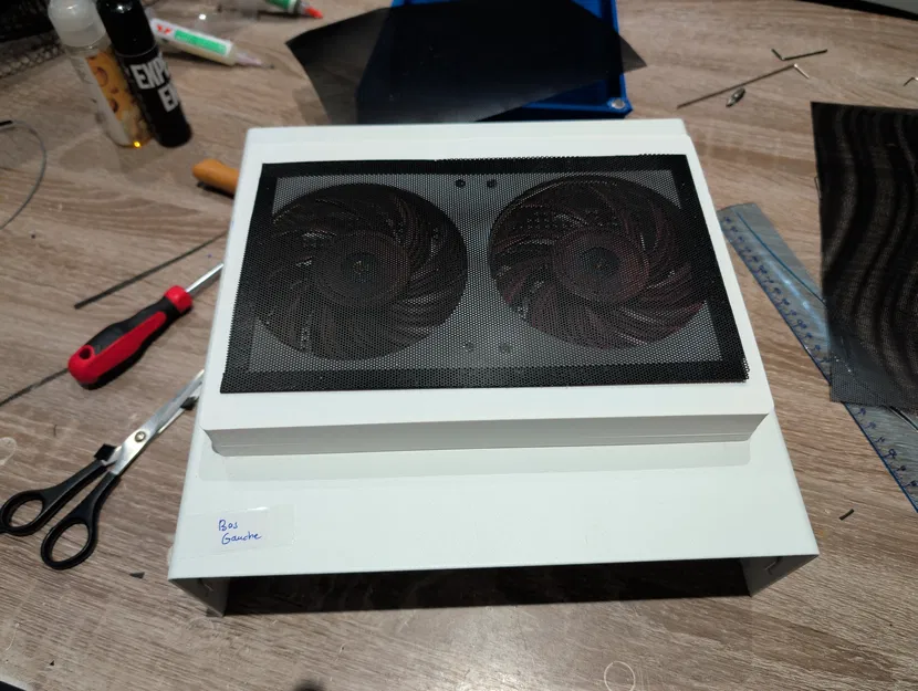 Bộ gắn 2 quạt top cho Jonsbo N4 (Jonsbo N4 top fans) - Image 1