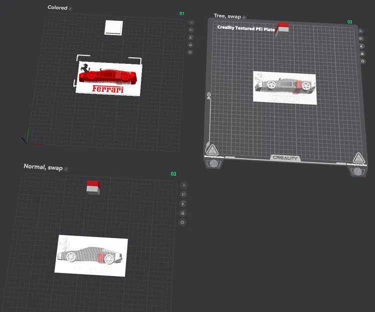 Mô hình Ferrari Testarossa Layered Model - Image 7