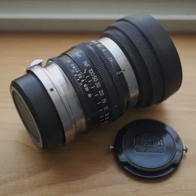 Hood 48mm cho Nikkor 8.5cm f/2 Nikon Rangefinder Lens