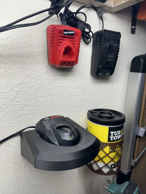 Giá treo tường cho sạc Bosch BC330 12V - Image 2