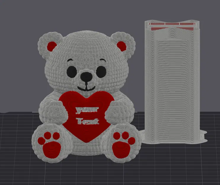 Valentine's Day - Gấu Teddy Tình Yêu Amigurumi - Image 2