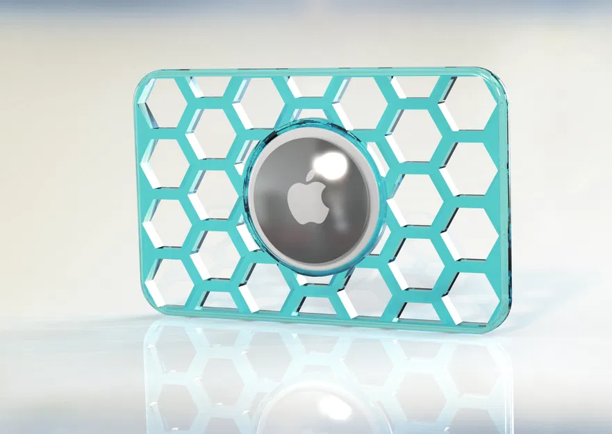 HexCard thẻ ví/túi cho Apple AirTag – Bền & đẹp – Hợp TPU - Image 1