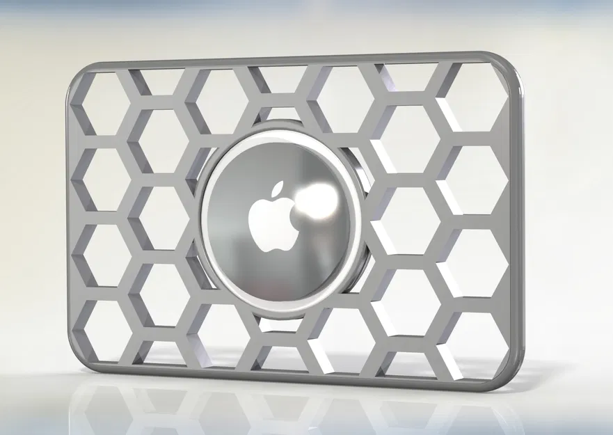 HexCard thẻ ví/túi cho Apple AirTag – Bền & đẹp – Hợp TPU - Image 2