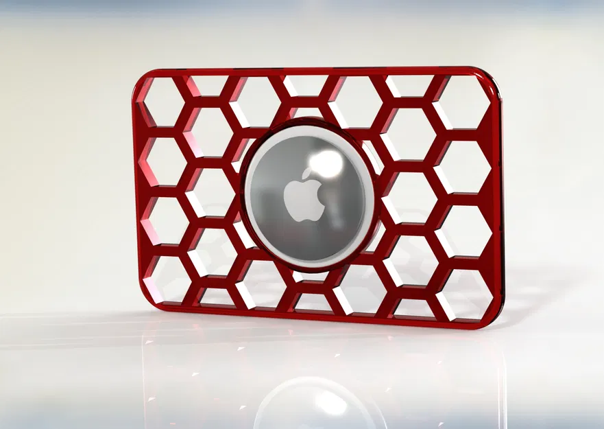 HexCard thẻ ví/túi cho Apple AirTag – Bền & đẹp – Hợp TPU - Image 3