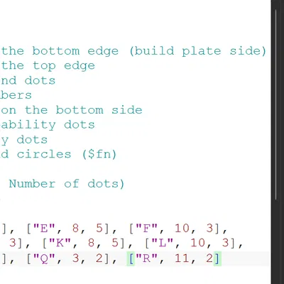 Token Số Catan (Parametric)