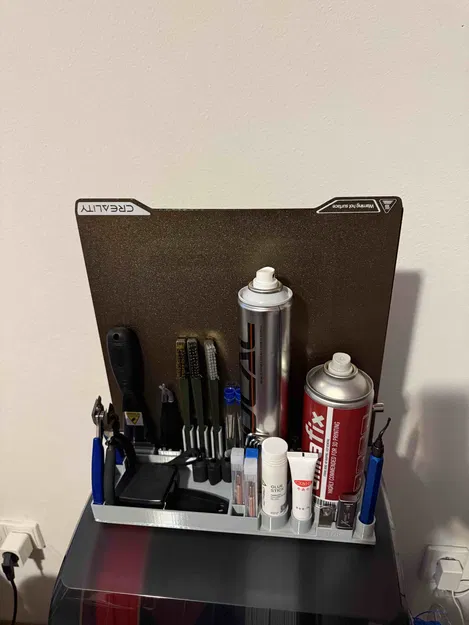 Organizer phụ kiện Creality K2 PRO + holder cho printing plate - Image 1