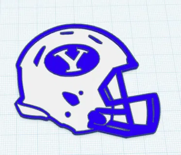 Nón bảo hiểm BYU ngầu (Cool BYU helmet) - Image 1