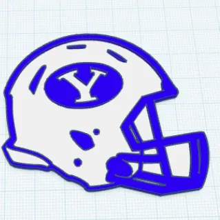 Nón bảo hiểm BYU ngầu (Cool BYU helmet)