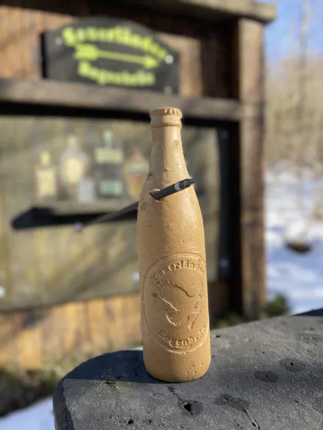 Khuôn Chai Bia Mục Tiêu Bắn Cung (Archery Target Beer Bottle Mould) - Image 2