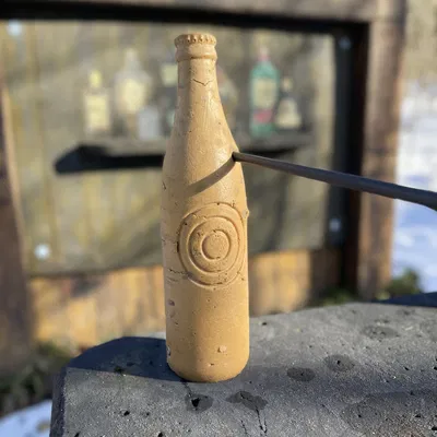 Khuôn Chai Bia Mục Tiêu Bắn Cung (Archery Target Beer Bottle Mould)