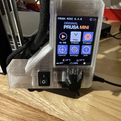 Vỏ Enclosure Prusa MINI – Housing Màn Hình Ngoài kèm Công Tắc Nguồn