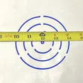 Khuôn Vẽ Hồng Tâm Bullseye (Bullseye Stencil) - Thumbnail 4
