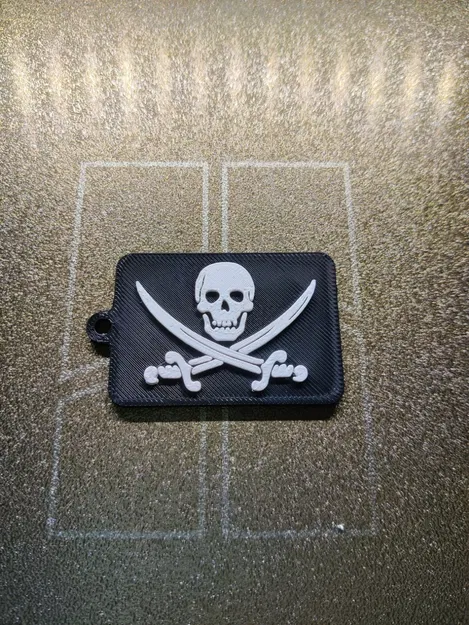 Móc khóa Cờ Hải Tặc (Pirate Flag Keychain) - Image 1
