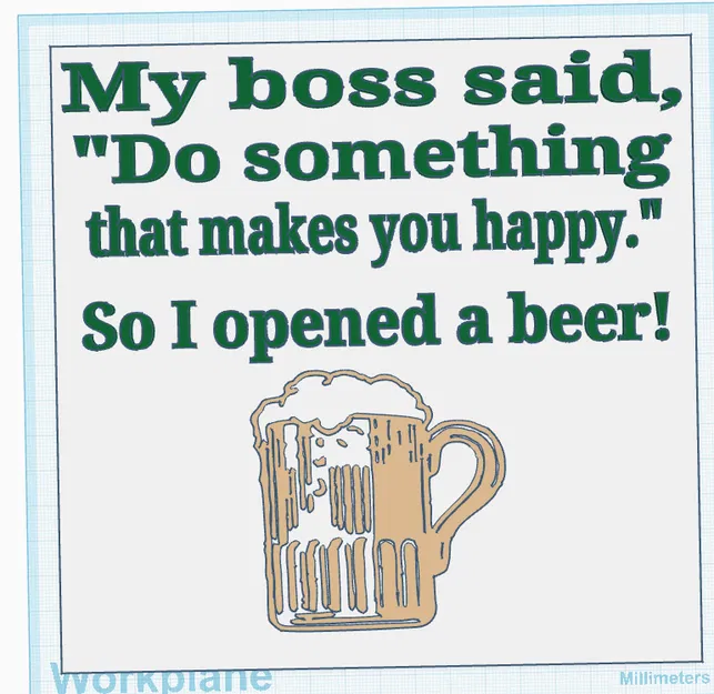 Bảng hiệu “Opening a Beer” - Image 1