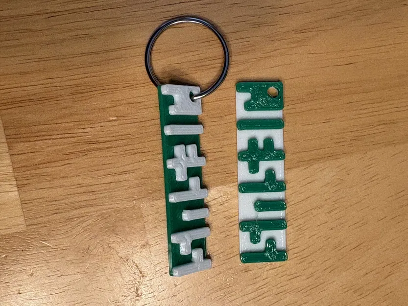 Móc Khóa Ảo Giác Quang Học Chúa Jesus (Jesus Optical Illusion Key Tag) - Image 2