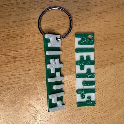 Móc Khóa Ảo Giác Quang Học Chúa Jesus (Jesus Optical Illusion Key Tag)