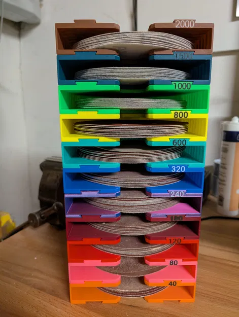 Khay treo giấy nhám modular cho Orbital Sander (modular Orbital Sander Diskholder) - Image 4