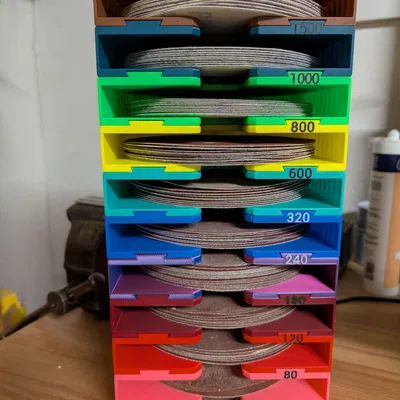 Khay treo giấy nhám modular cho Orbital Sander (modular Orbital Sander Diskholder)