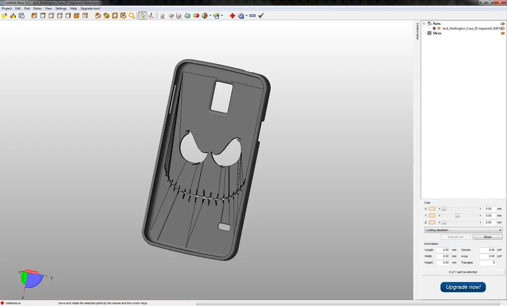 Ốp lưng Samsung S5 Jack Skellington - Image 1