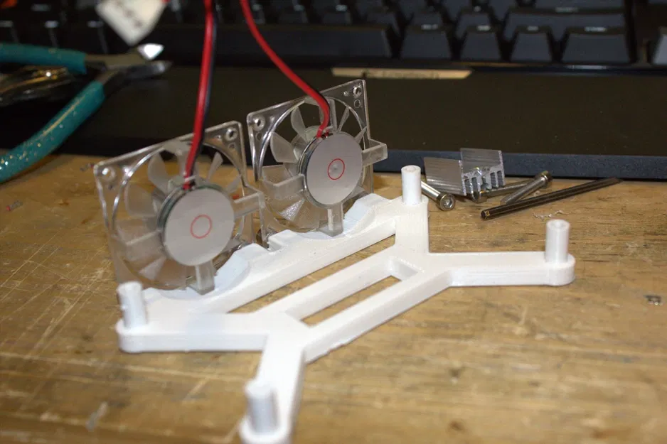 Giá gắn PrintrBoard kèm quạt (PrintrBoard Mount w/Fans) - Image 2
