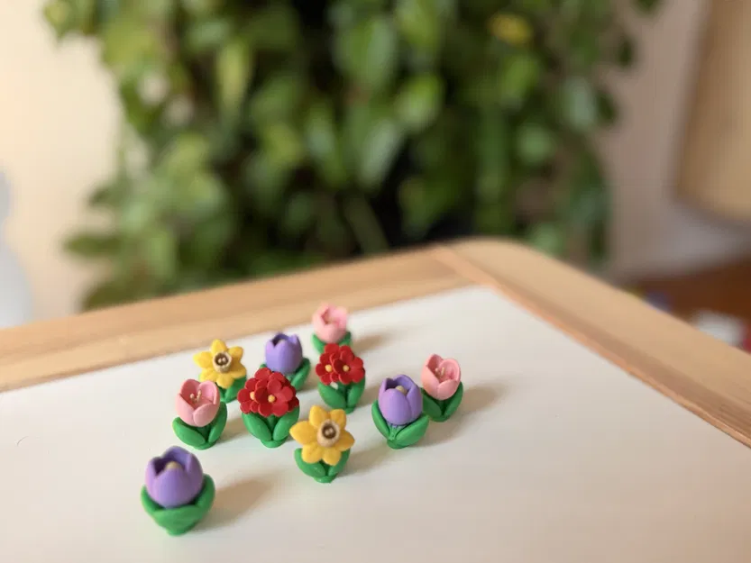 Narcissus – Mẫu hoa thủy tiên mùa xuân (Colored) - Image 3